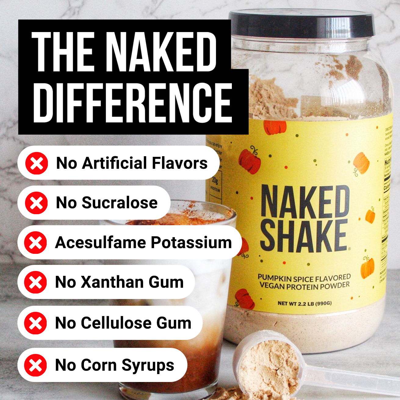 Pumpkin Spice Protein Shake - Pumpkin Spice with Protein in an Easy-to-Mix Format