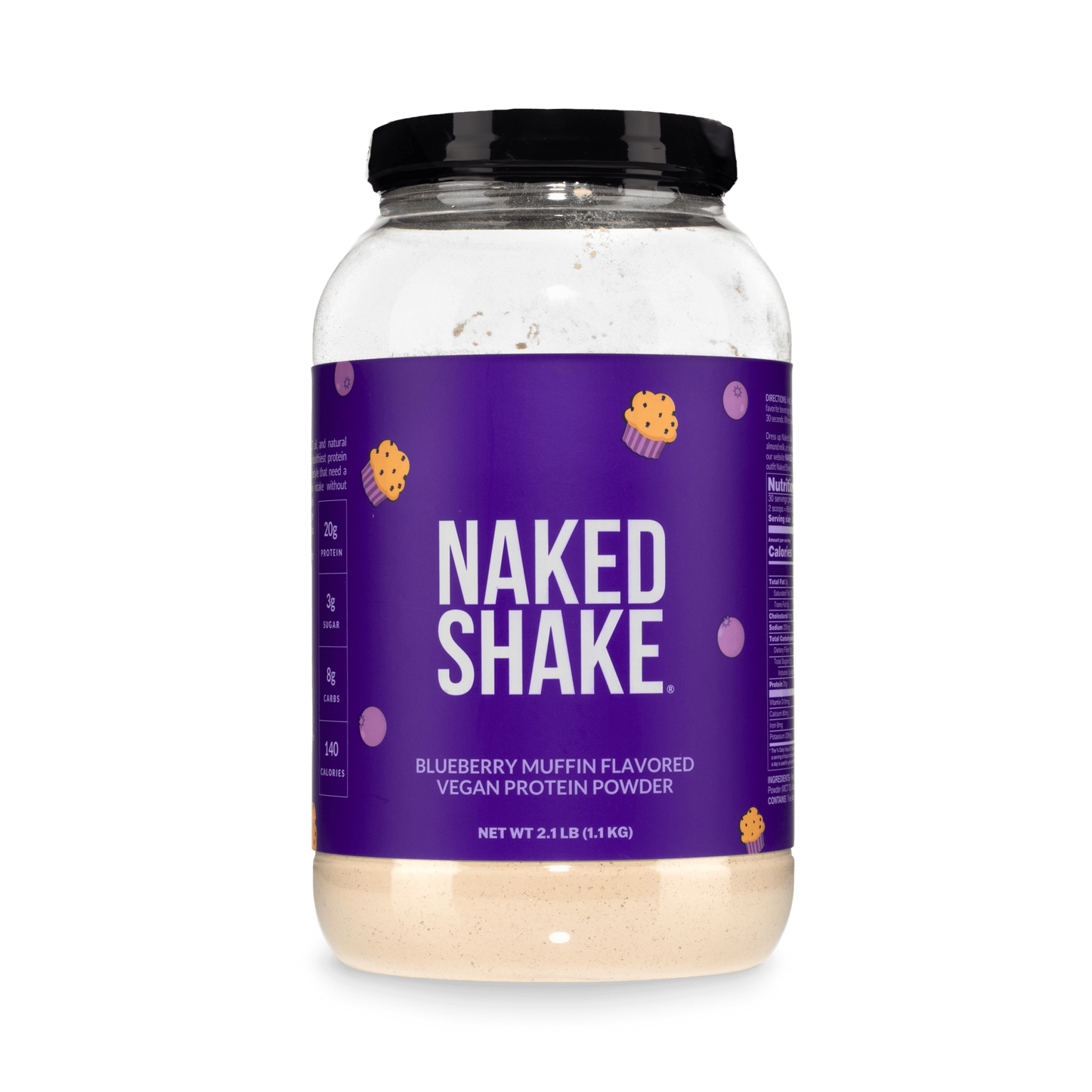 Blueberry Muffin Protein Shake - Blueberry Muffin with Protein in an Easy-to-Mix Format