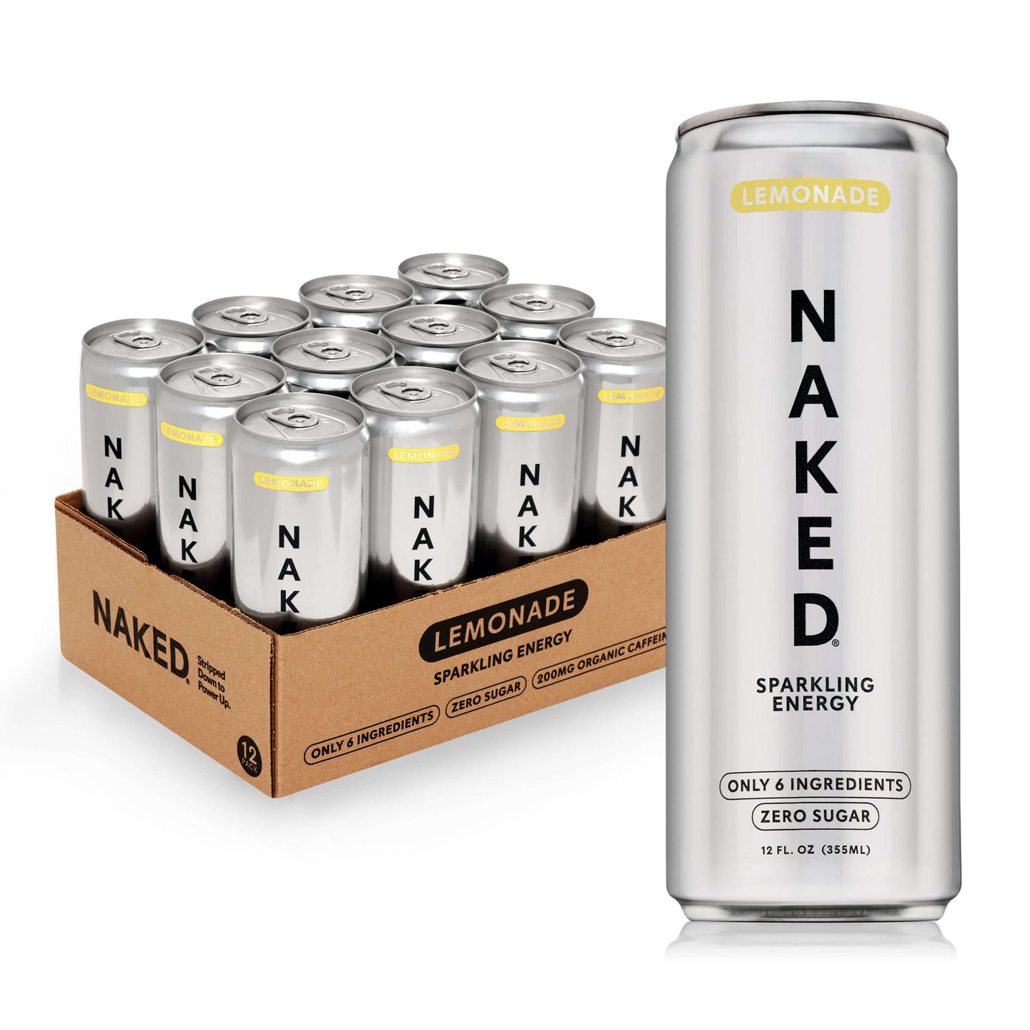 Lemonade Naked Sparkling Energy - Lemonade with Protein in an Easy-to-Mix Format