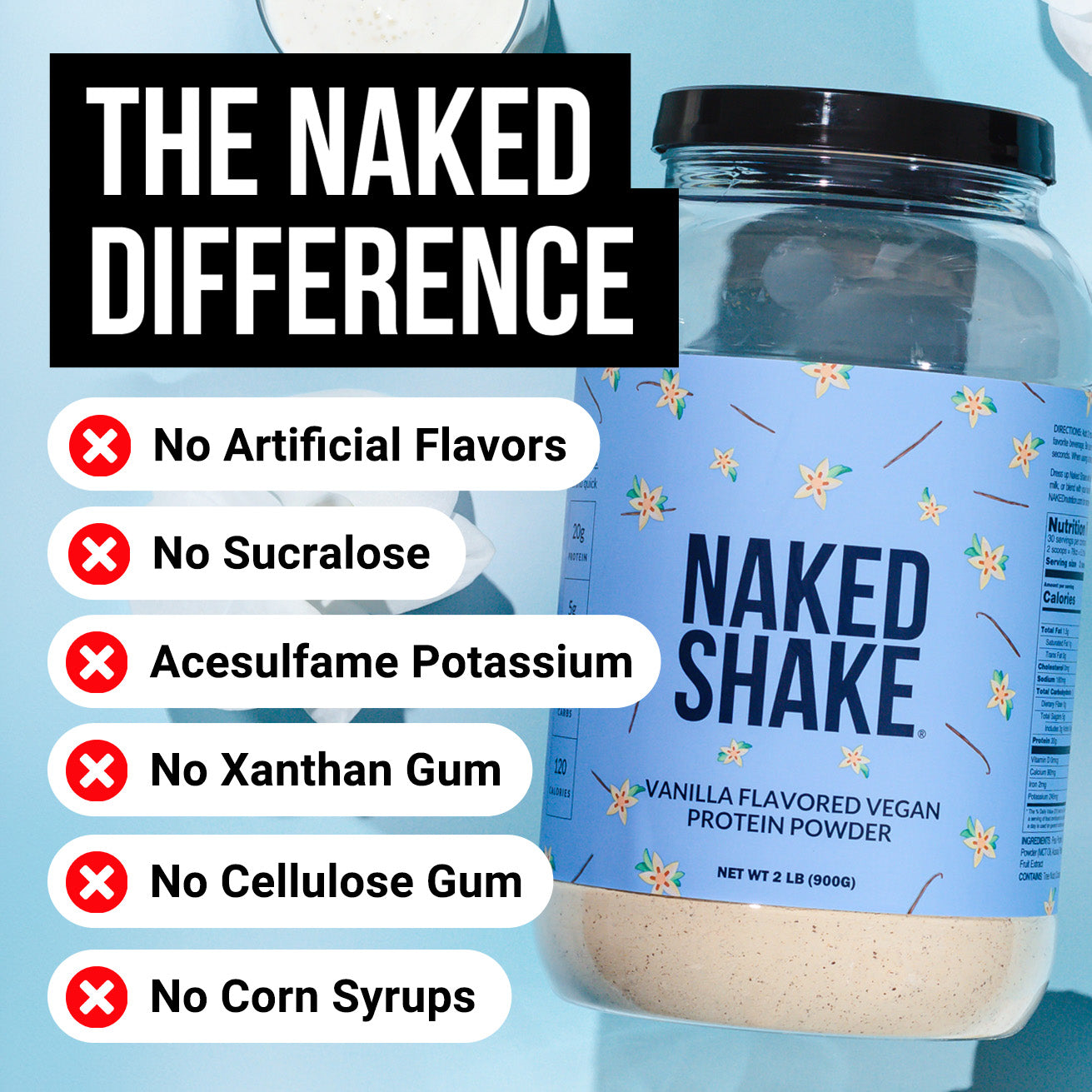 Vanilla Protein Shake - Vanilla with Protein in an Easy-to-Mix Format