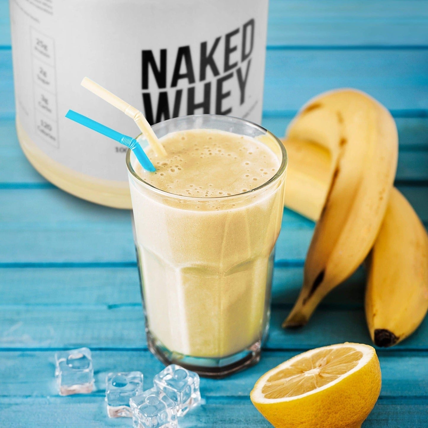 Vanilla Whey Protein Powder - Vanilla - Standard Size with a Simple, Easy-Mix Protein Formula