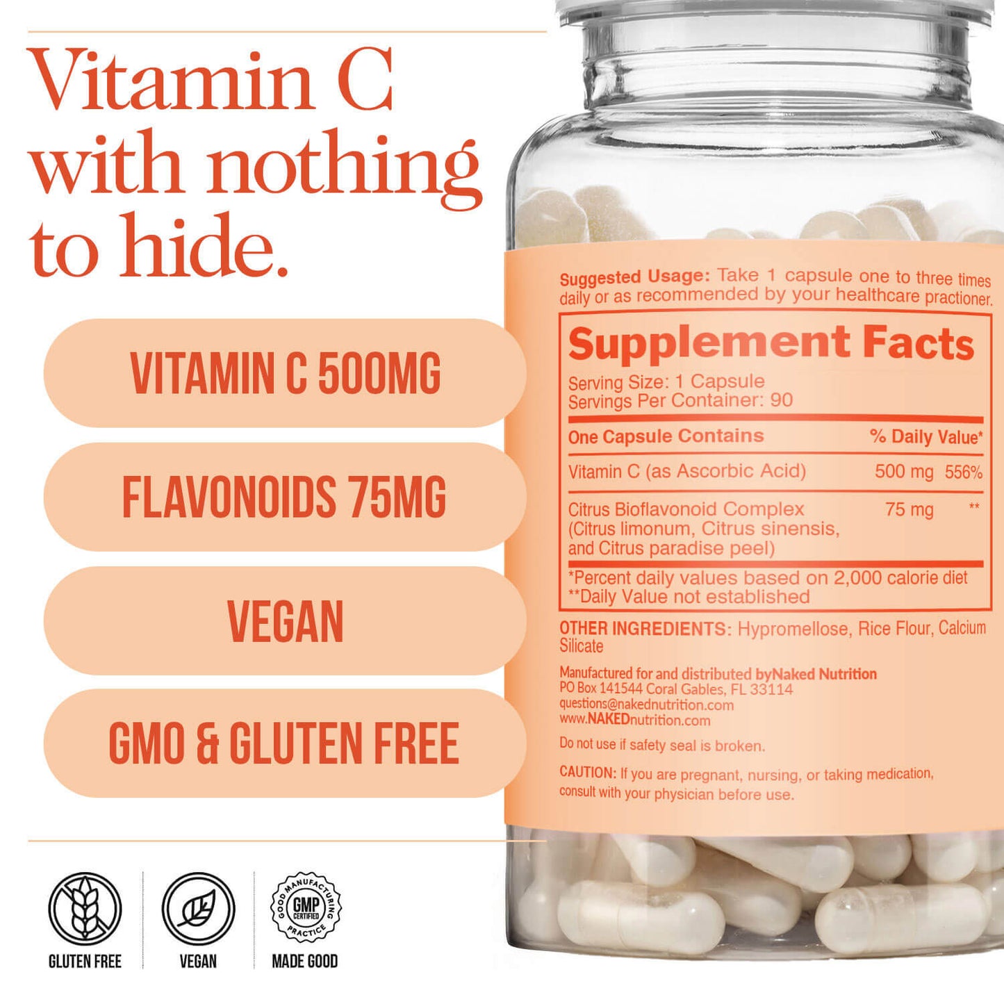 Daily Vitamin C Supplement - Vitamin C with a Convenient Daily-Use Format