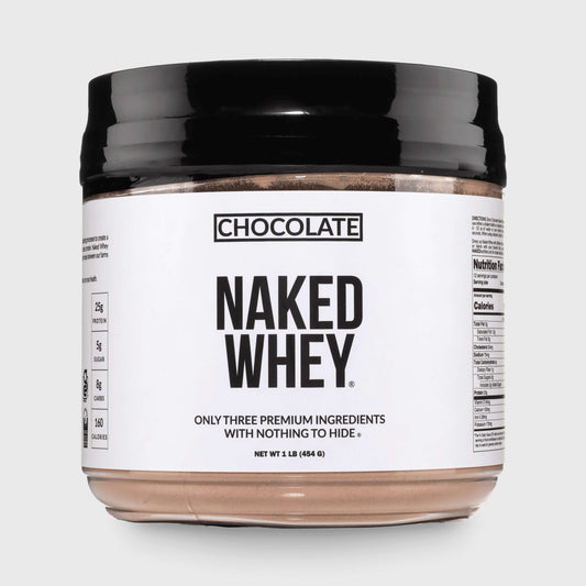 Chocolate Whey Protein Powder 1lb - Chocolate with a Simple, Easy-Mix Protein Formula