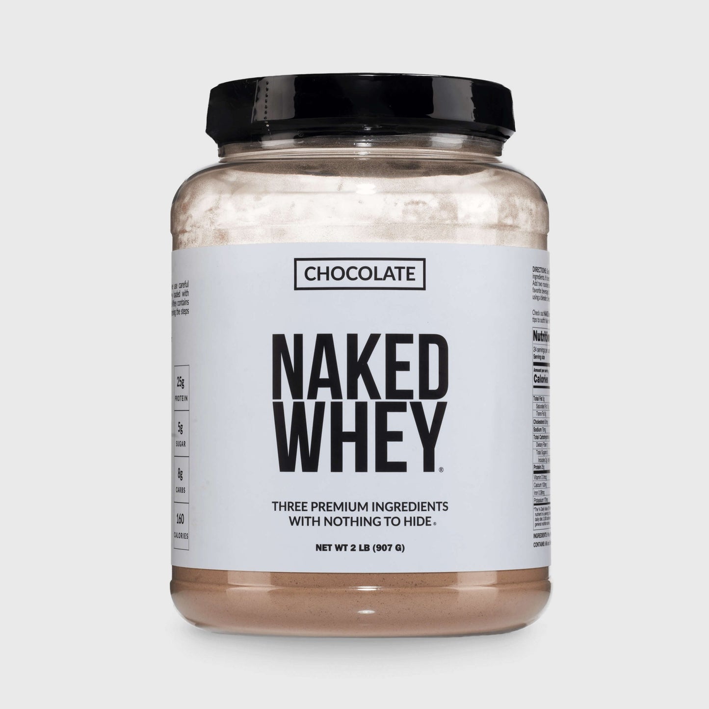 Chocolate Whey Protein Powder - Chocolate - Standard Size with a Simple, Easy-Mix Protein Formula