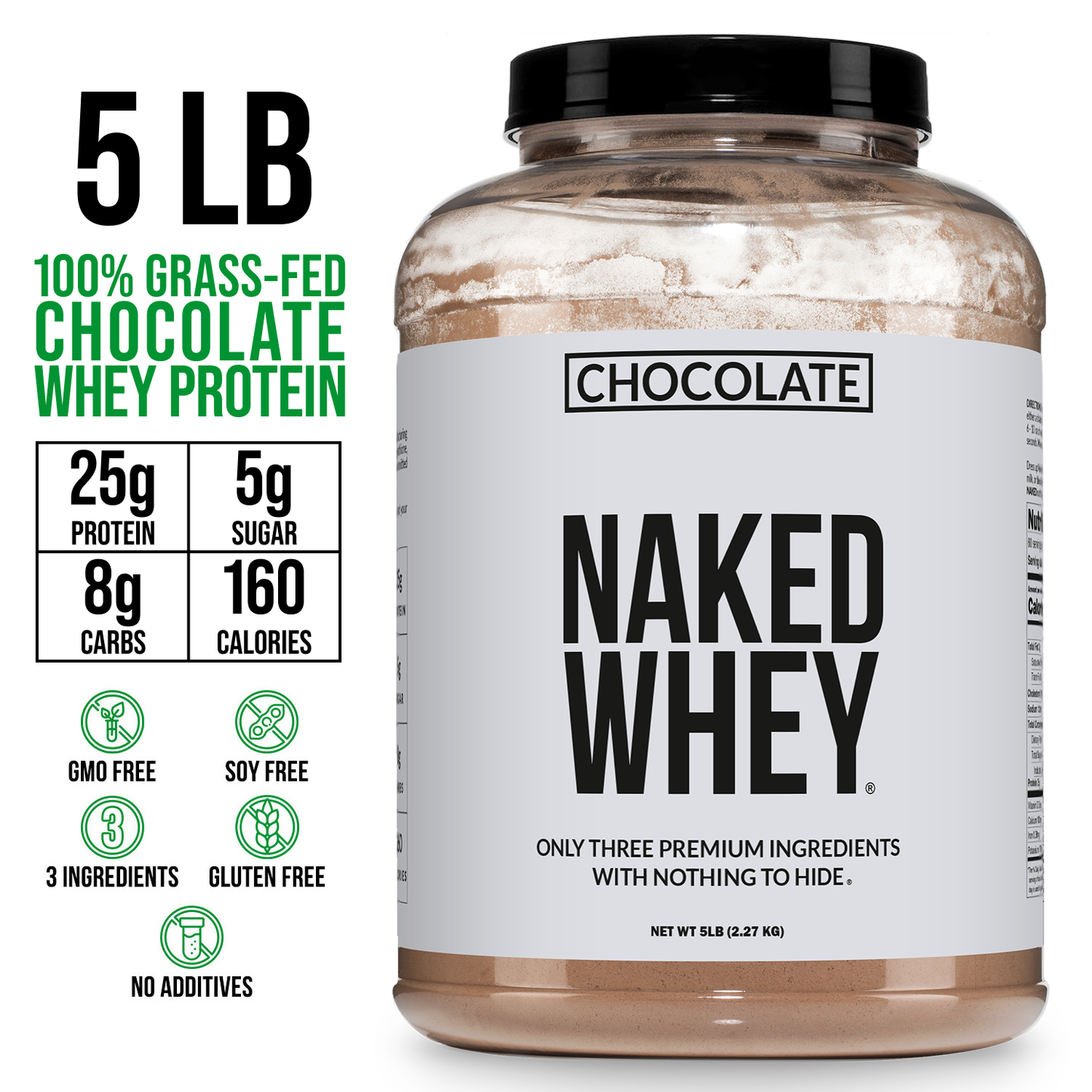 Chocolate Whey Protein Powder - Chocolate - Value Size with a Simple, Easy-Mix Protein Formula