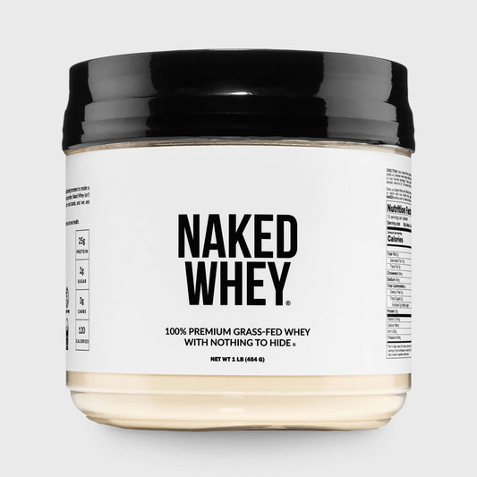 Grass Fed Whey Protein Powder - Unflavored - Compact Size with a Simple, Easy-Mix Protein Formula