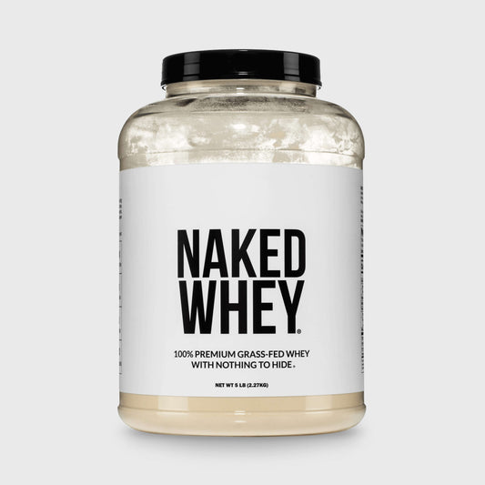 Grass Fed Whey Protein Powder - Unflavored - Bulk Size with a Simple, Easy-Mix Protein Formula
