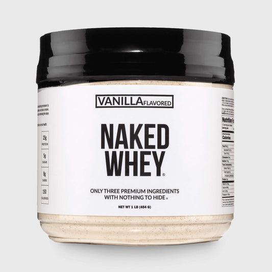 Vanilla Whey Protein Powder 1lb - Vanilla with a Simple, Easy-Mix Protein Formula