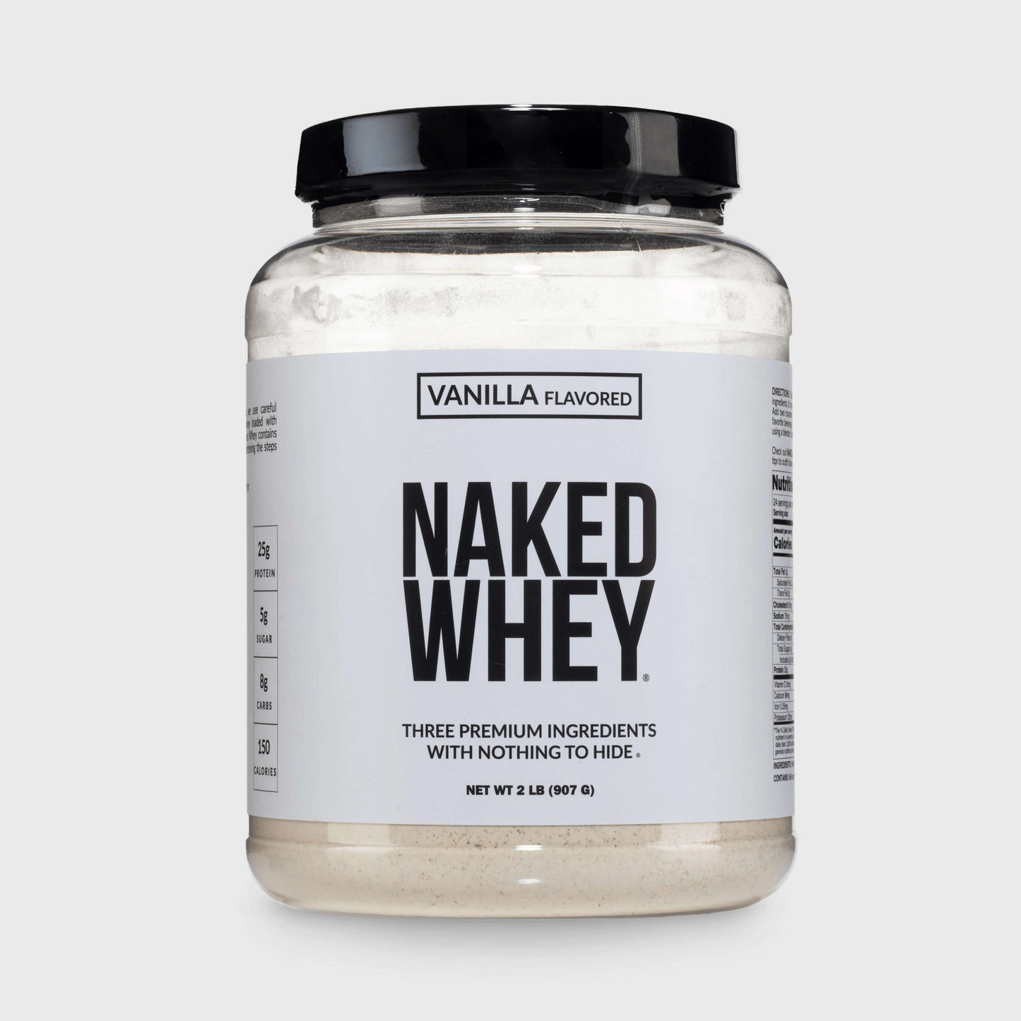 Vanilla Whey Protein Powder - Vanilla - Standard Size with a Simple, Easy-Mix Protein Formula