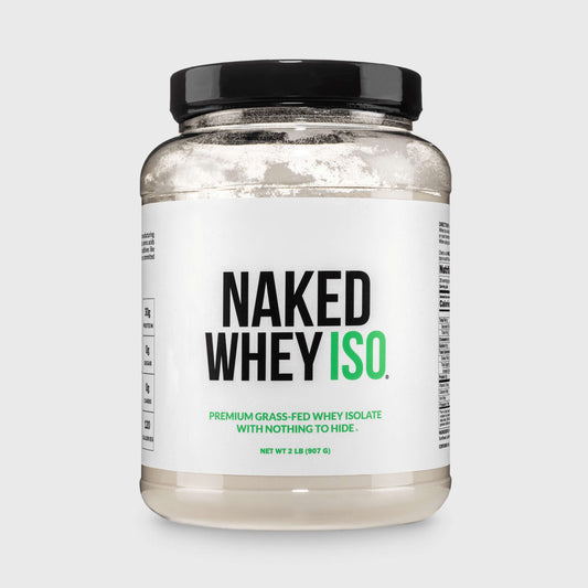 Grass Fed Whey Isolate Protein Powder - Unflavored with a Simple, Easy-Mix Protein Formula