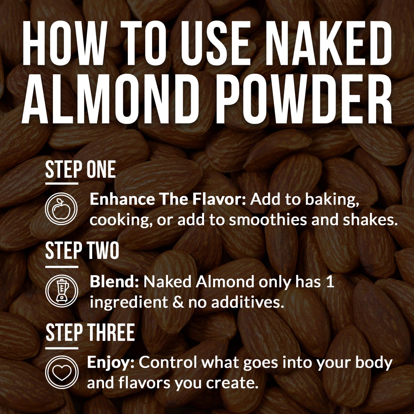 Powdered Almonds - Almond with a Simple, Easy-Mix Protein Formula