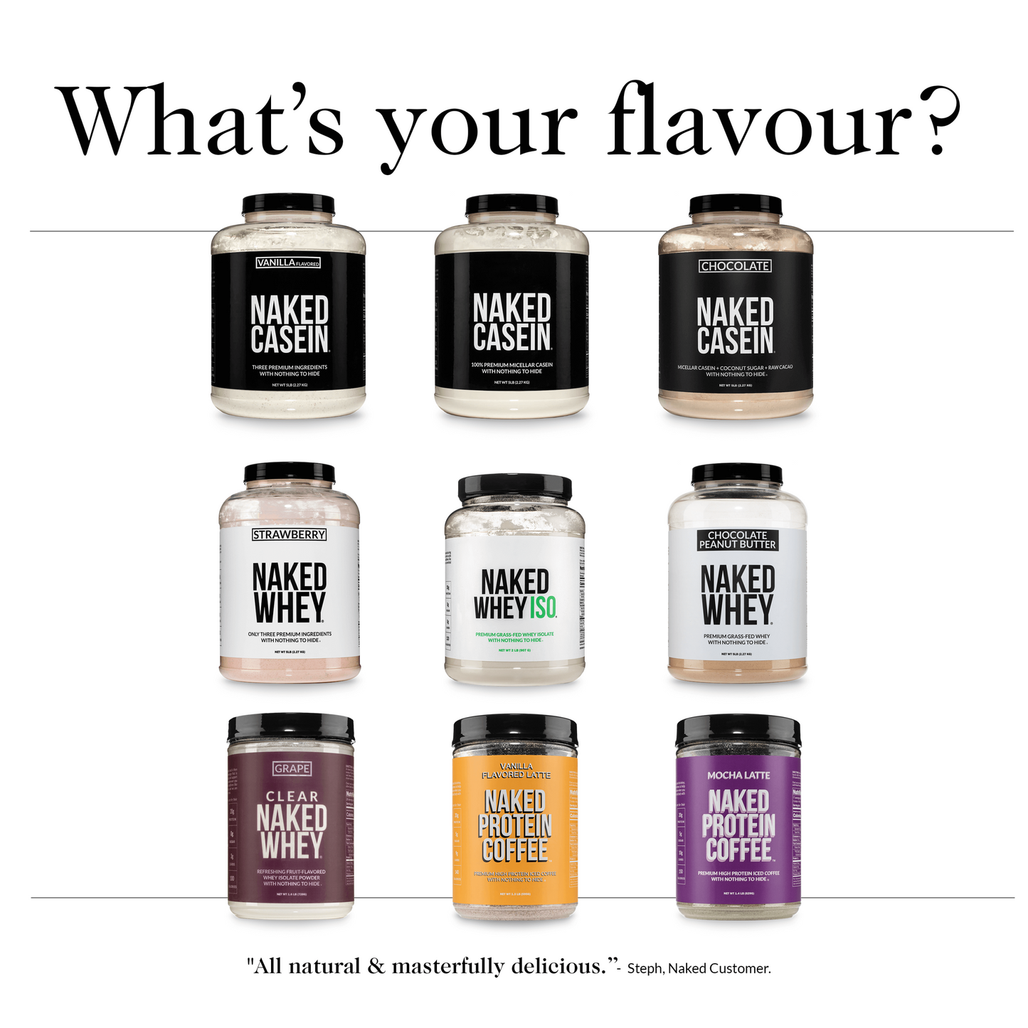 Vanilla Casein Protein Powder - Vanilla - Value Size with a Simple, Easy-Mix Protein Formula