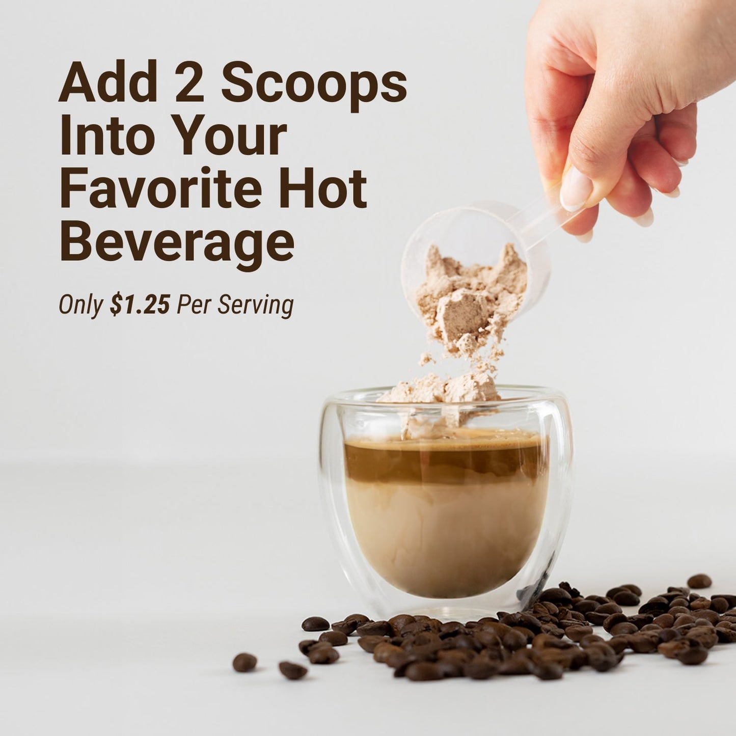 Mocha Coffee Creamer - Mocha Collagen Creamer with Coffee Flavor in an Easy-Mix Formula
