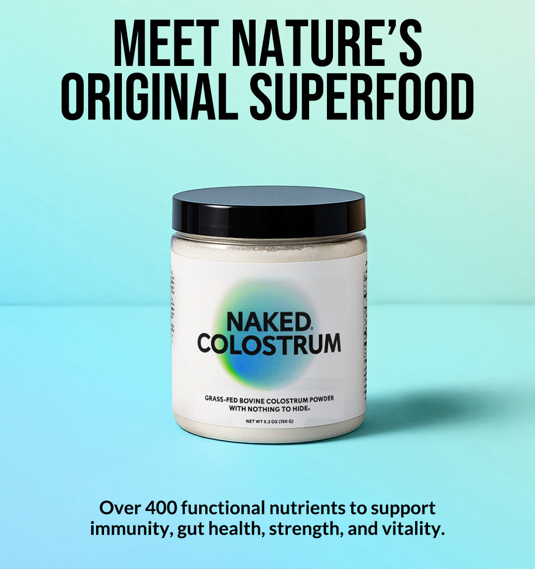 Grass-Fed Colostrum Powder - Colostrum Powder with a Simple, Versatile Collagen Formula
