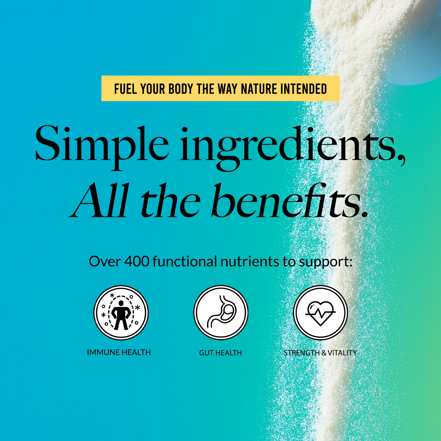 Grass-Fed Colostrum Powder - Colostrum Powder with a Simple, Versatile Collagen Formula