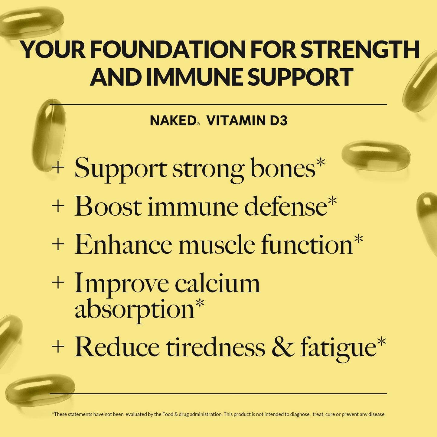 Daily Vitamin D3 Supplement - Vitamin D3 with a Convenient Daily-Use Format