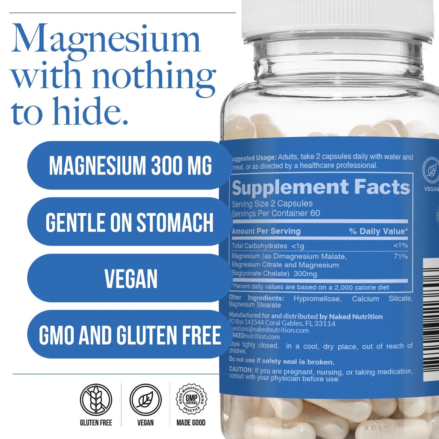 Daily Magnesium Supplement - Magnesium with a Convenient Daily-Use Format