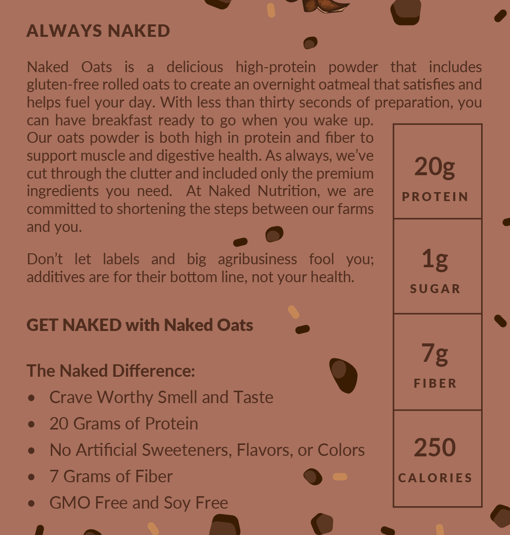 Double Chocolate Protein Oats - Double Chocolate for Convenient High-Protein Mornings