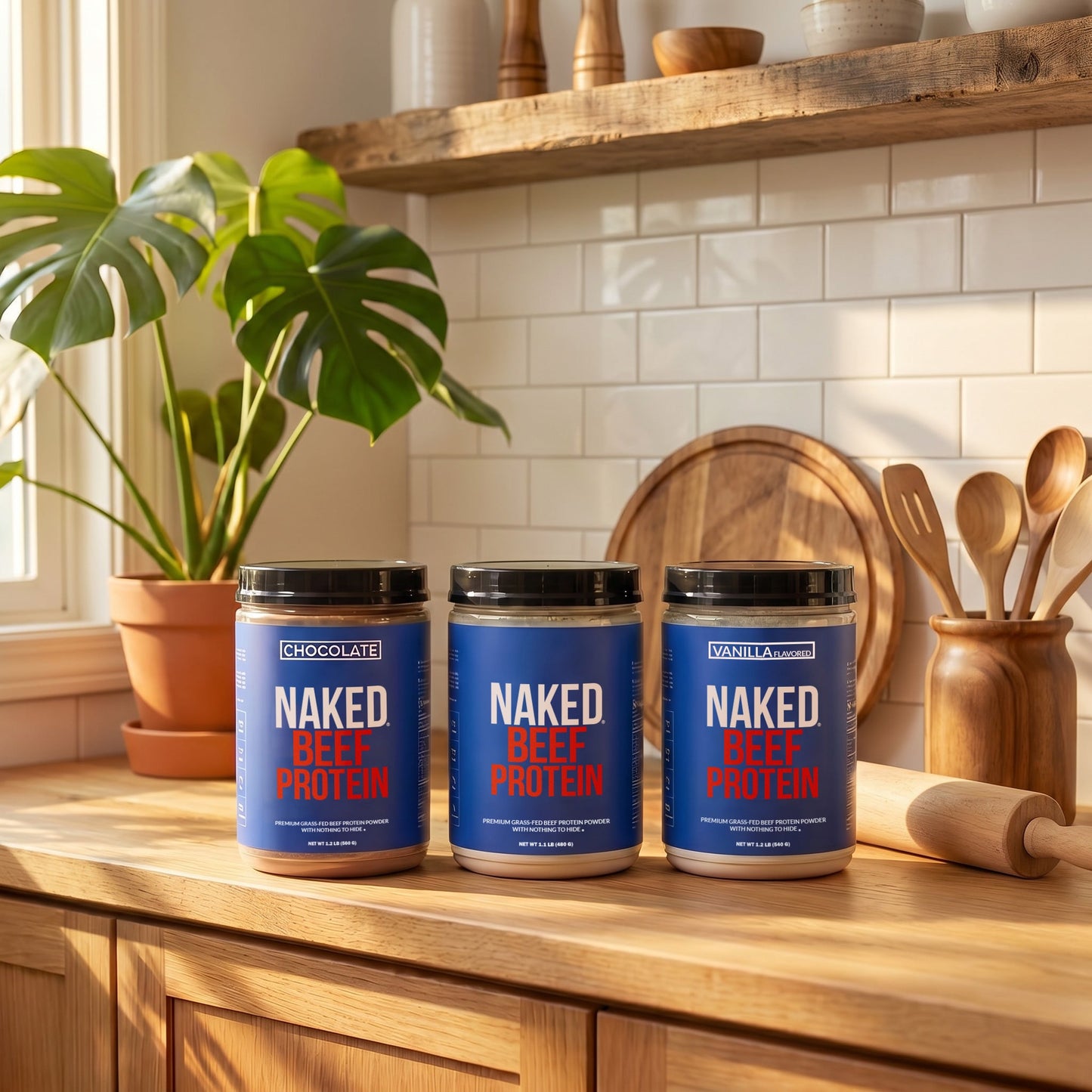 Beef Protein Powder - Unflavored with a Simple, Easy-Mix Protein Formula