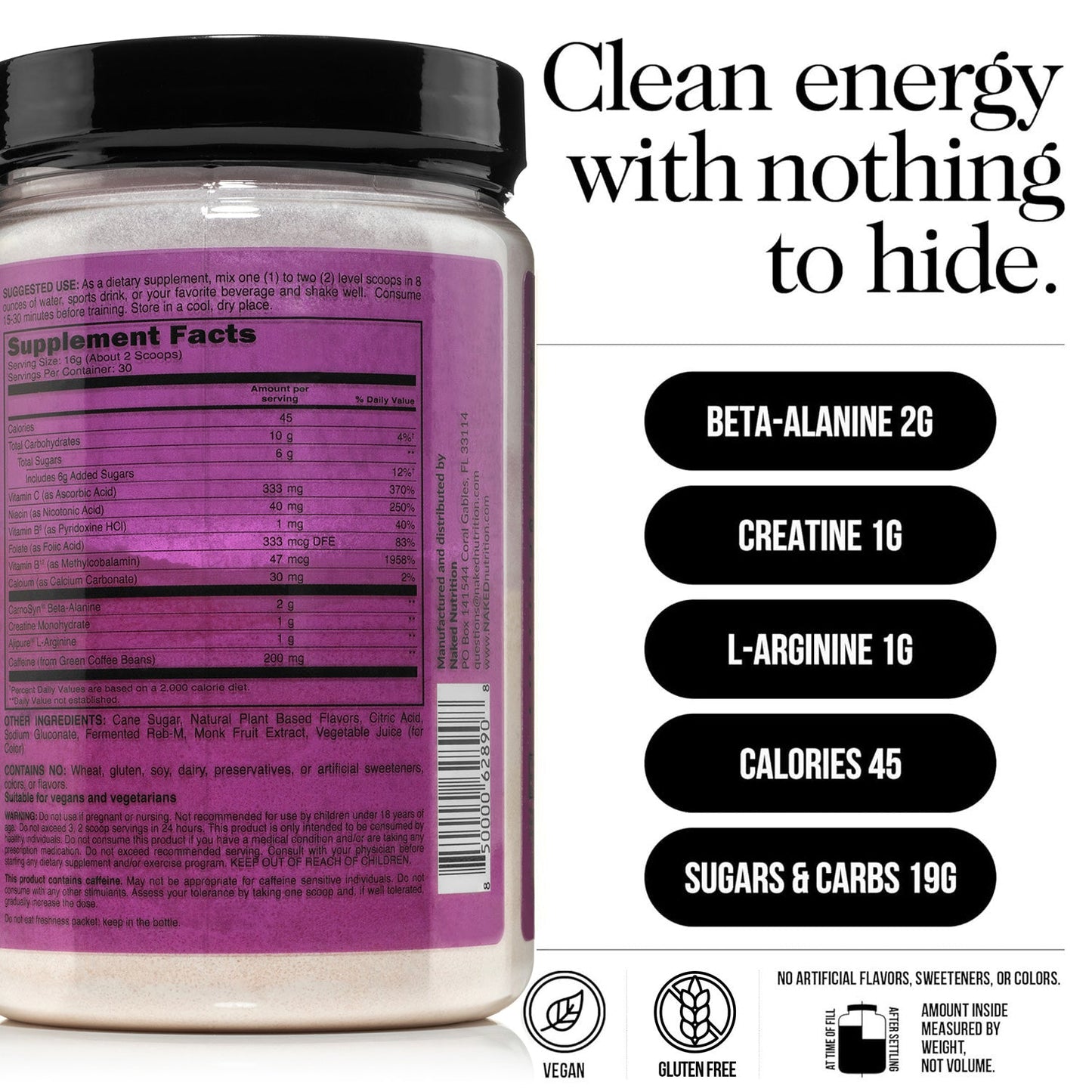 Fruit Punch Pre Workout Supplement - Fruit Punch with a Convenient Training-Day Formula