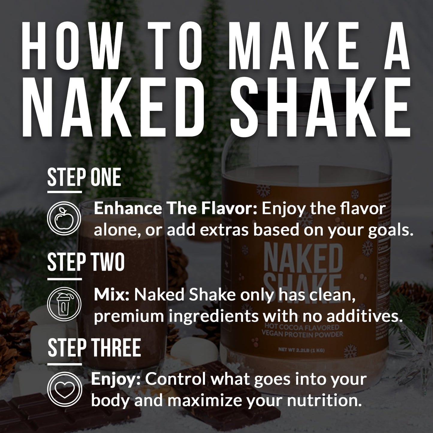 Hot Cocoa Protein Shake - Hot Cocoa with Protein in an Easy-to-Mix Format