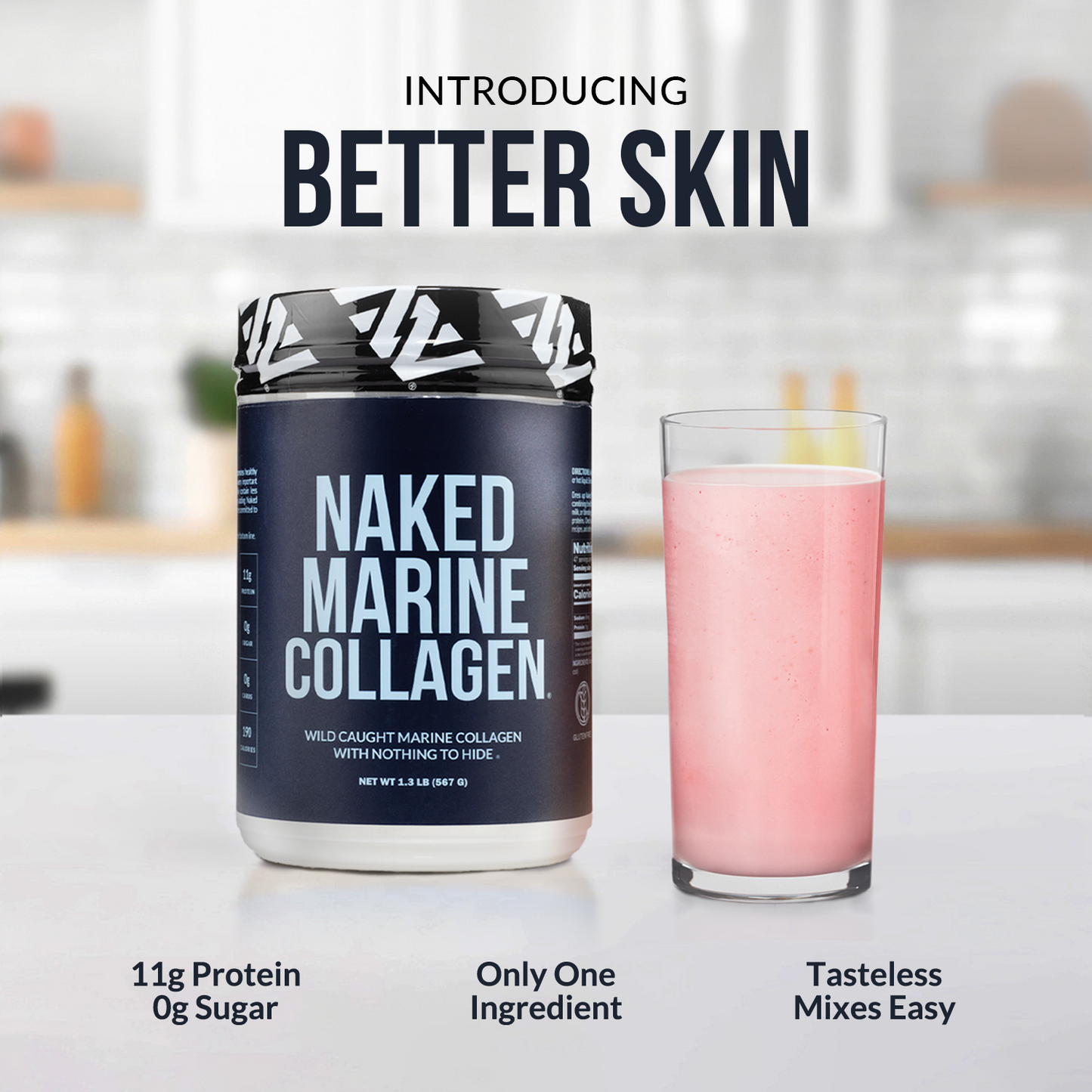 Marine Collagen Peptides Protein Powder - Marine Collagen with a Simple, Versatile Collagen Formula