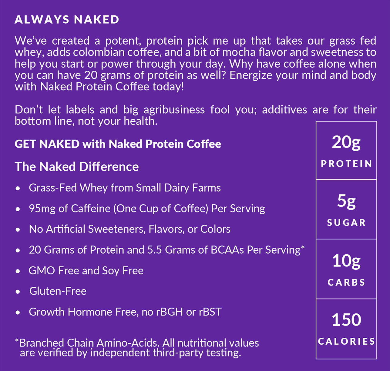 Mocha Latte Protein Iced Coffee - Mocha Latte with Coffee Flavor in an Easy-Mix Formula