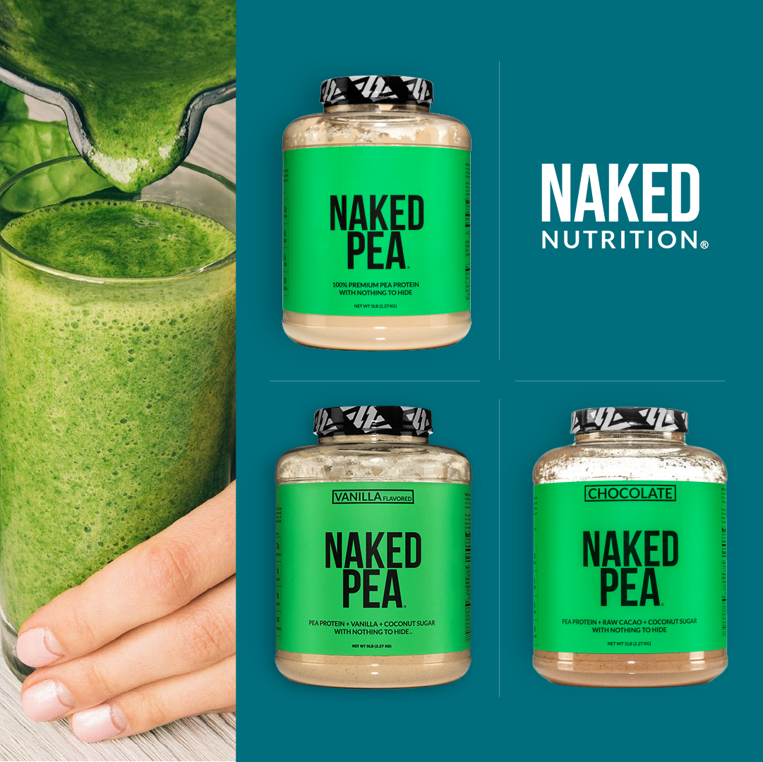 Vanilla Pea Protein Powder - Vanilla - Standard Size with a Simple, Easy-Mix Protein Formula