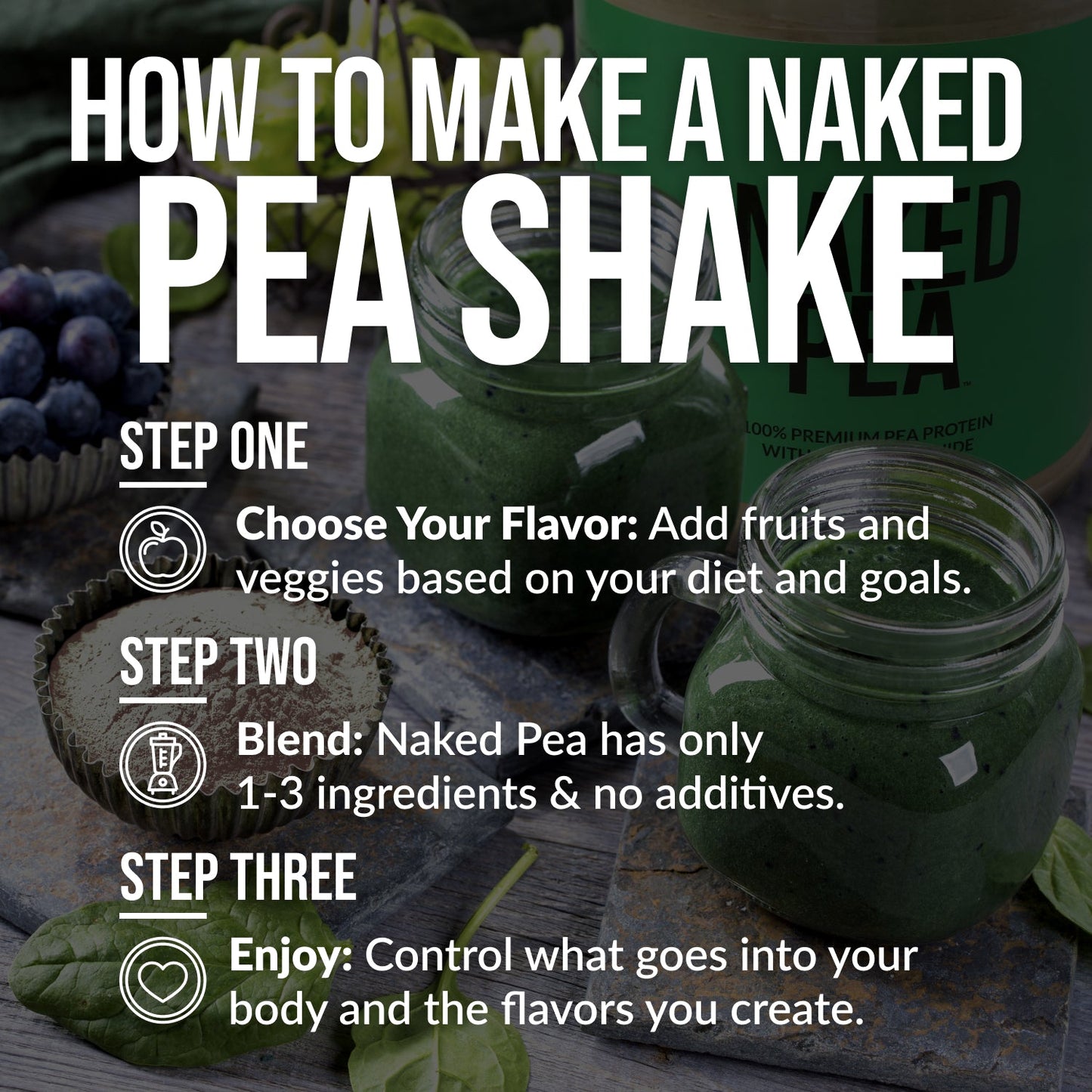 Vegan Protein Powder Sample Pack with a Simple, Easy-Mix Protein Formula