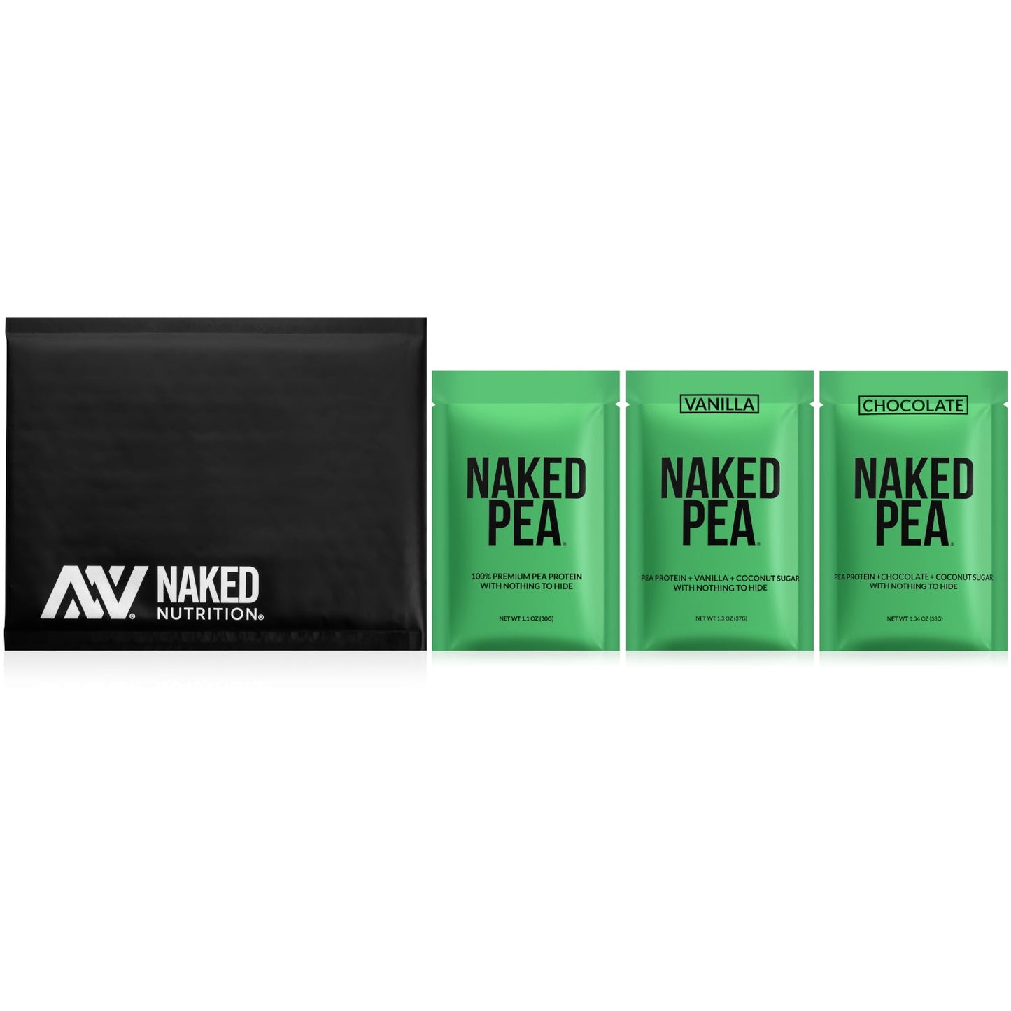 Vegan Protein Powder Sample Pack with a Simple, Easy-Mix Protein Formula