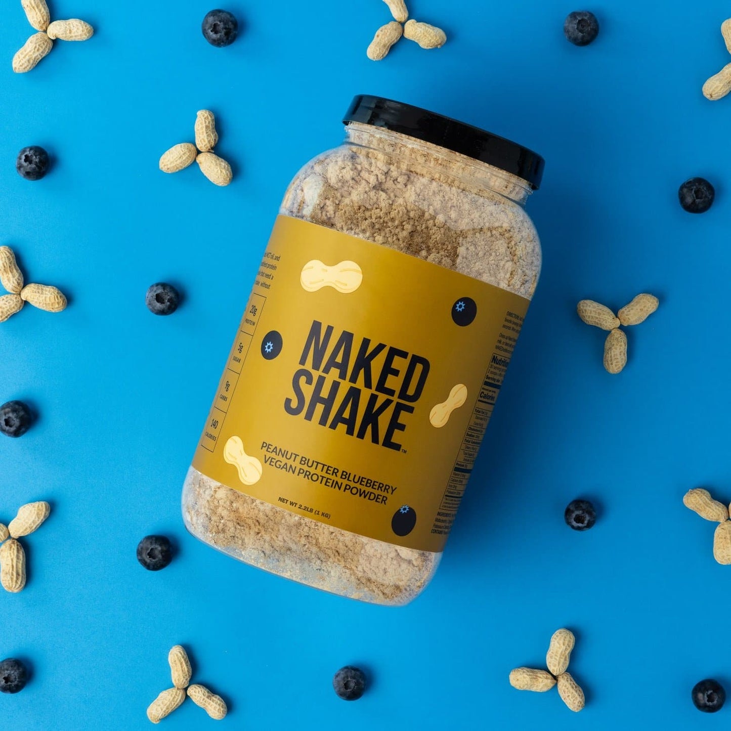 PB Blueberry Vegan Protein - PB Blueberry with a Convenient, Easy-Use Formula
