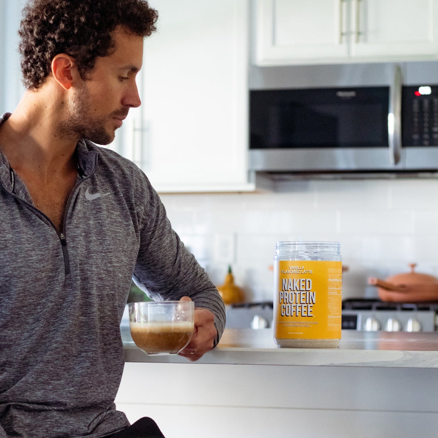 Vanilla Latte Protein Iced Coffee - Vanilla Latte with Coffee Flavor in an Easy-Mix Formula
