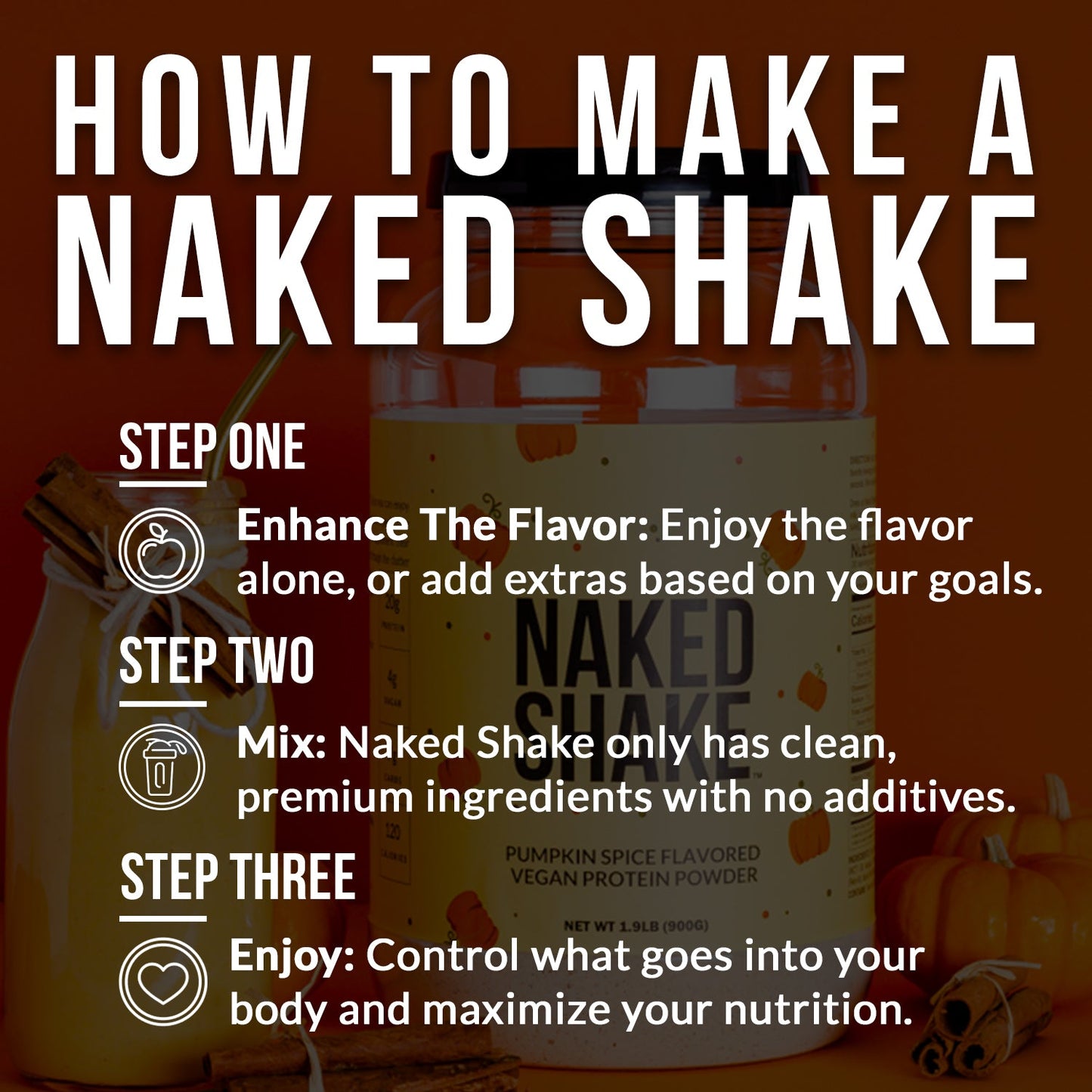 Pumpkin Spice Protein Shake - Pumpkin Spice with Protein in an Easy-to-Mix Format