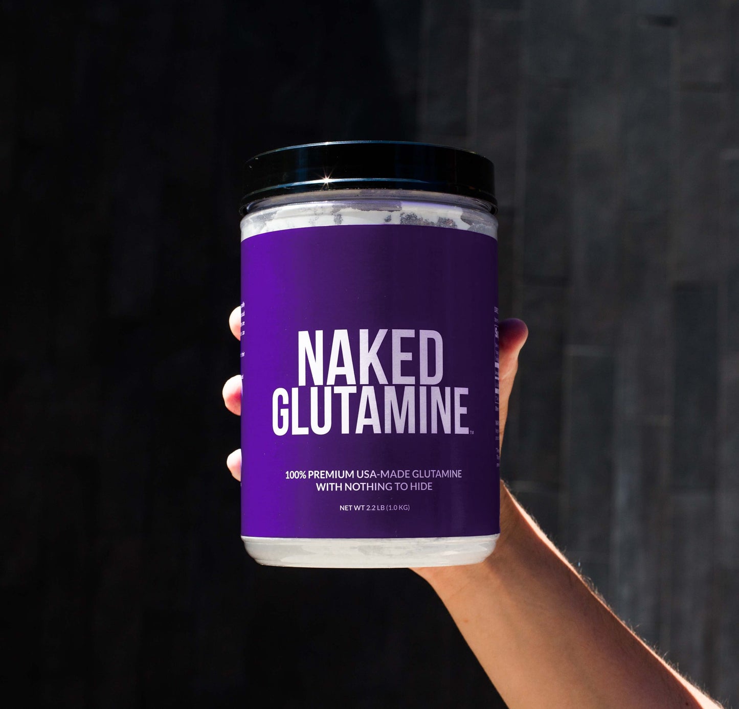 Glutamine Powder - 2.2LB with a Convenient Training-Day Formula