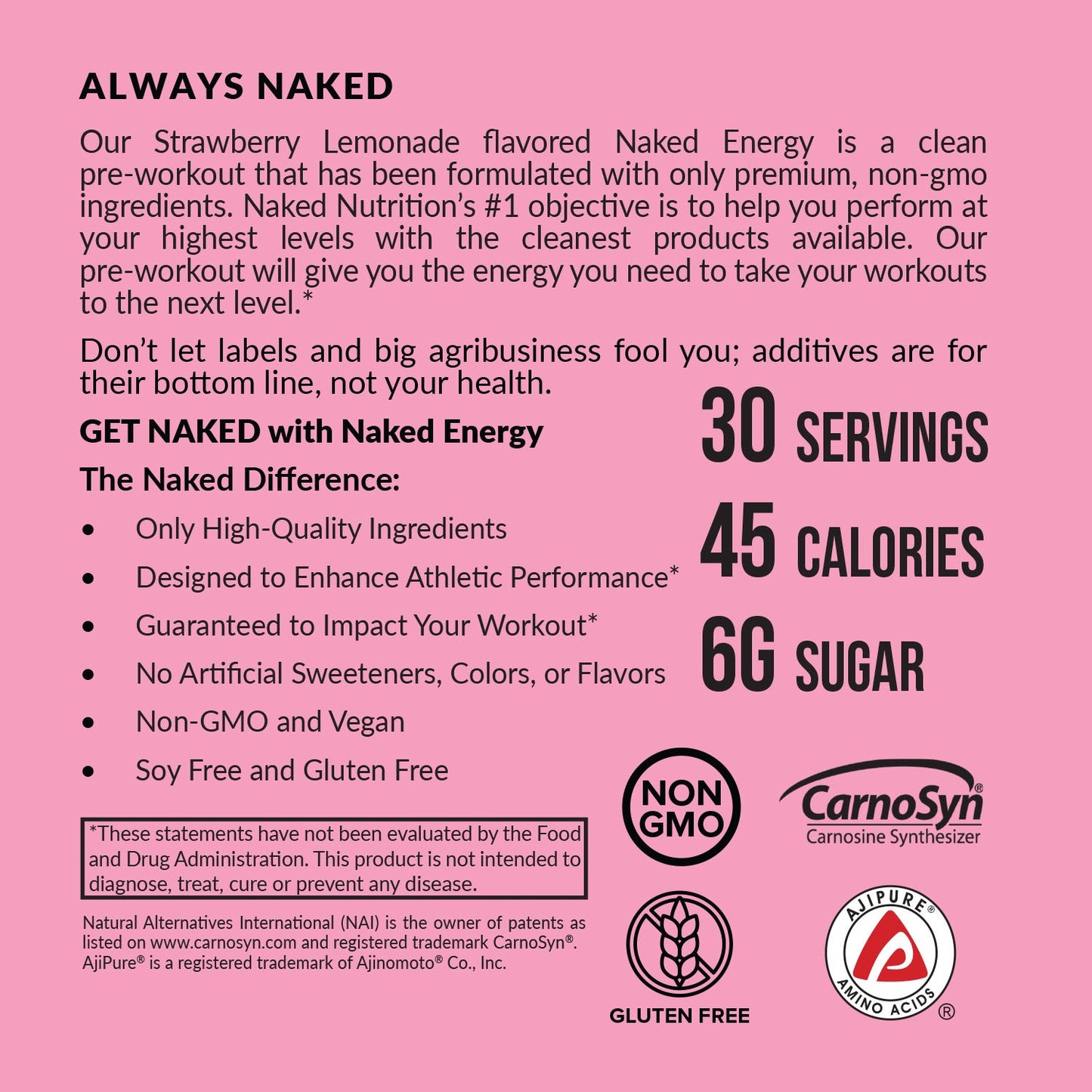 Strawberry Lemonade Pre Workout Supplement - Strawberry Lemonade with a Convenient Training-Day Formula