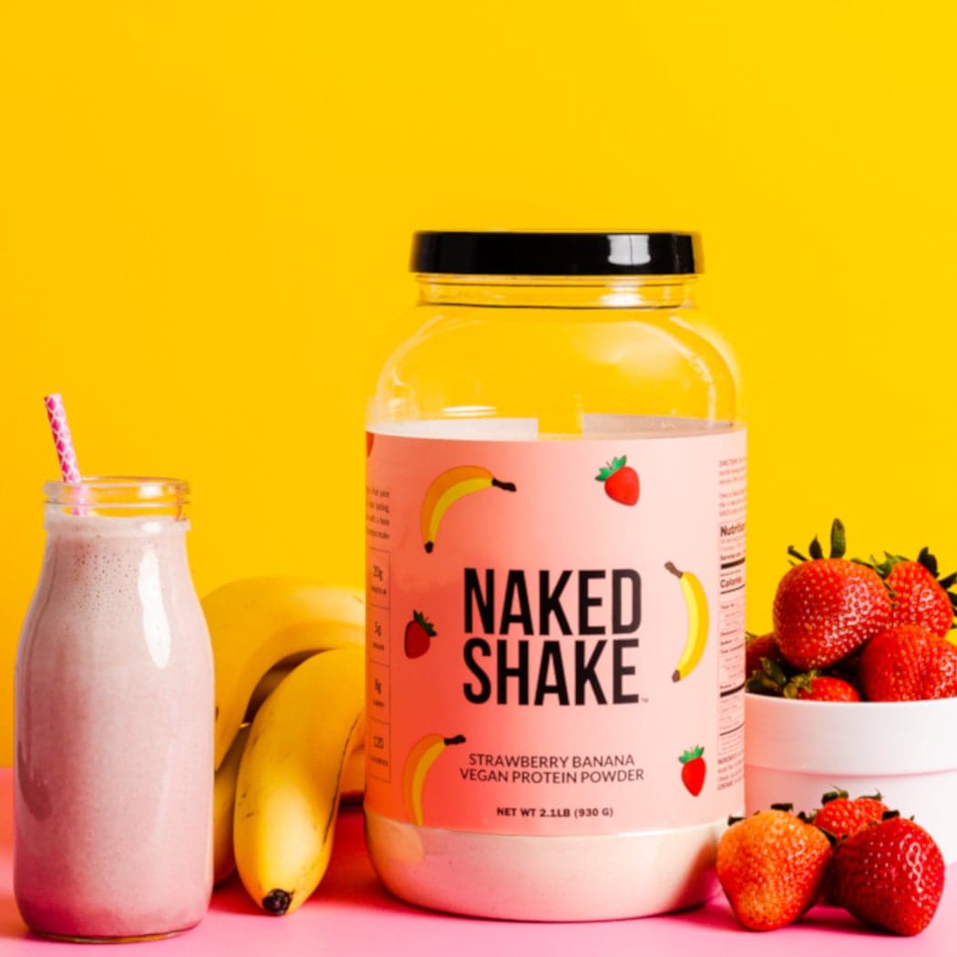 Strawberry Banana Protein Shake - Strawberry Banana with Protein in an Easy-to-Mix Format