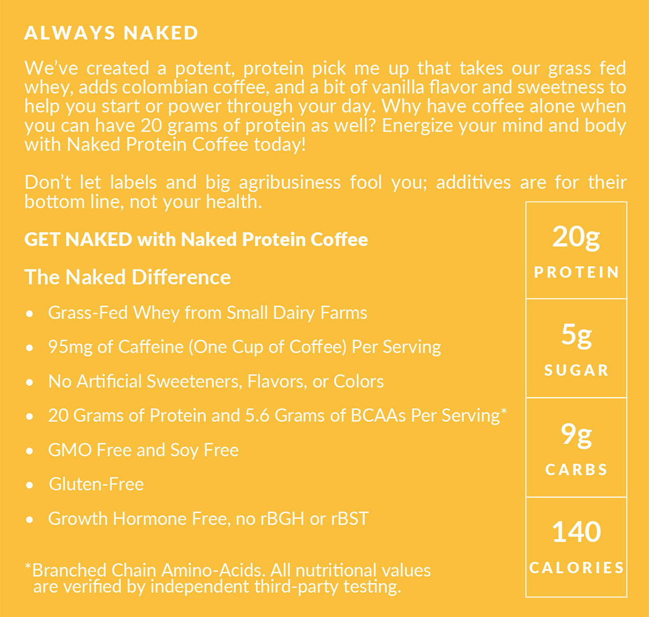 Vanilla Latte Protein Iced Coffee - Vanilla Latte with Coffee Flavor in an Easy-Mix Formula