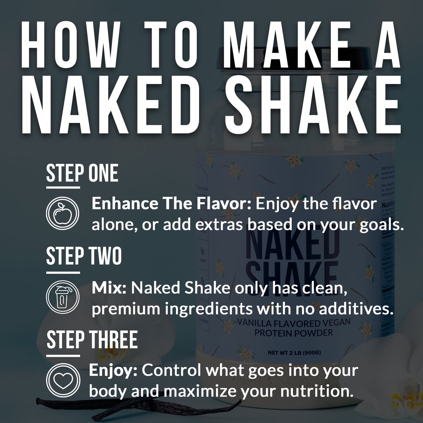 Vanilla Protein Shake - Vanilla with Protein in an Easy-to-Mix Format