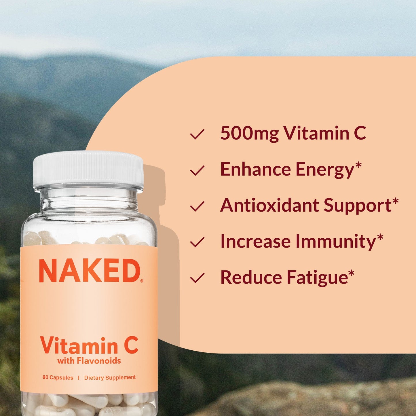 Daily Vitamin C Supplement - Vitamin C with a Convenient Daily-Use Format