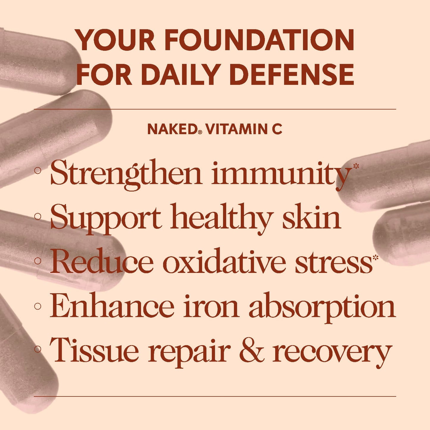 Daily Vitamin C Supplement - Vitamin C with a Convenient Daily-Use Format