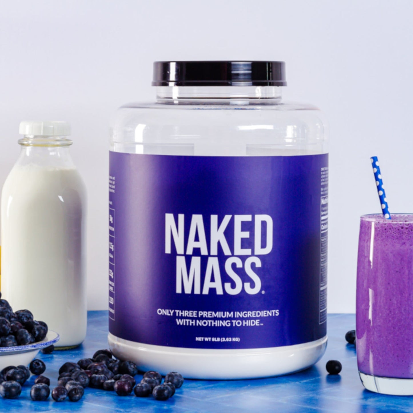 Vanilla Mass Gainer Protein Supplement - Vanilla for Easy Protein and Calorie Mixing